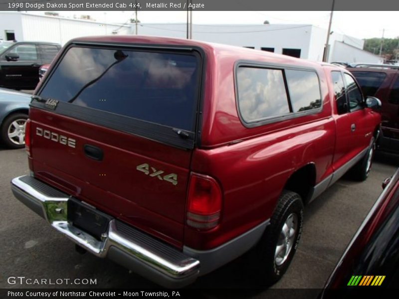 Metallic Red / Agate 1998 Dodge Dakota Sport Extended Cab 4x4