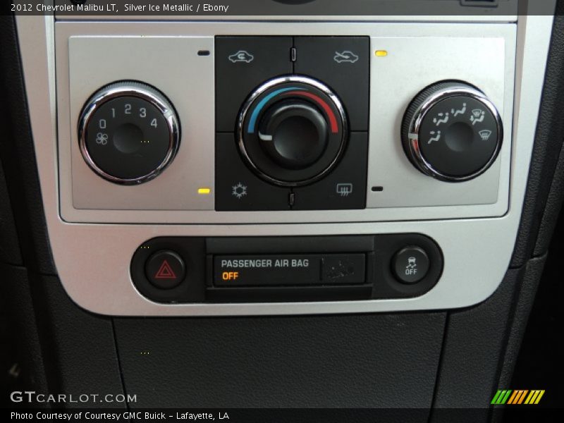 Silver Ice Metallic / Ebony 2012 Chevrolet Malibu LT