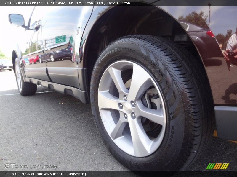 Brilliant Brown Pearl / Saddle Brown 2013 Subaru Outback 3.6R Limited