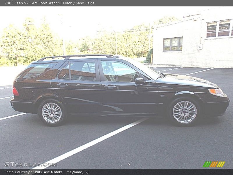 Black / Sand Beige 2005 Saab 9-5 Arc Sport Wagon