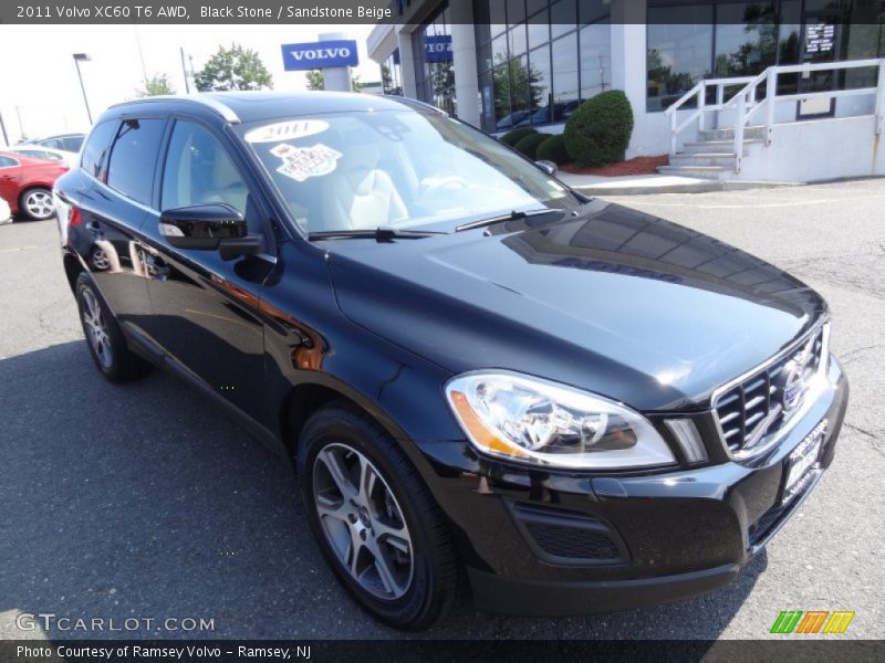 Black Stone / Sandstone Beige 2011 Volvo XC60 T6 AWD