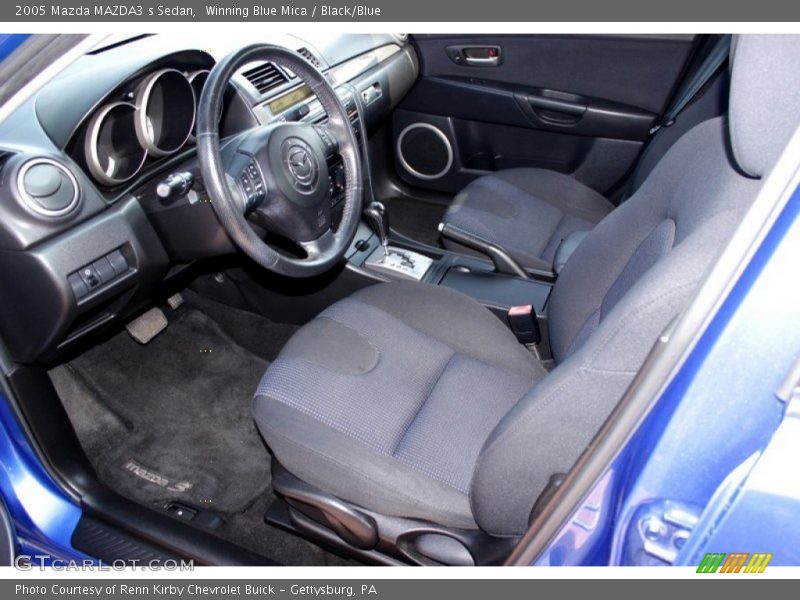 Black/Blue Interior - 2005 MAZDA3 s Sedan 