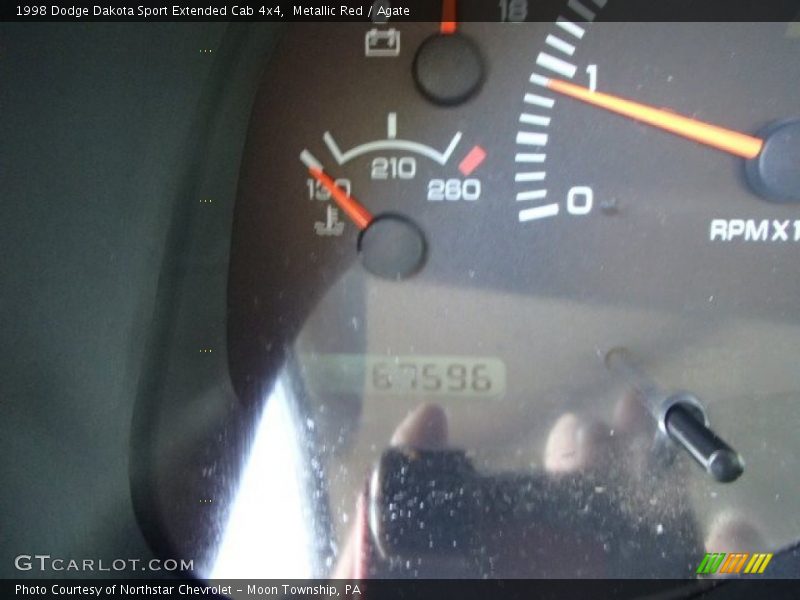 Metallic Red / Agate 1998 Dodge Dakota Sport Extended Cab 4x4