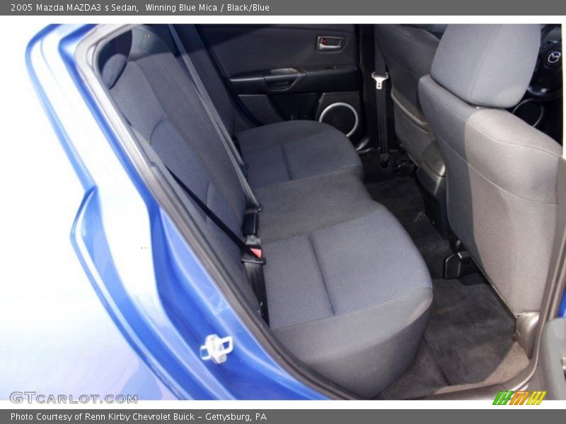 Winning Blue Mica / Black/Blue 2005 Mazda MAZDA3 s Sedan