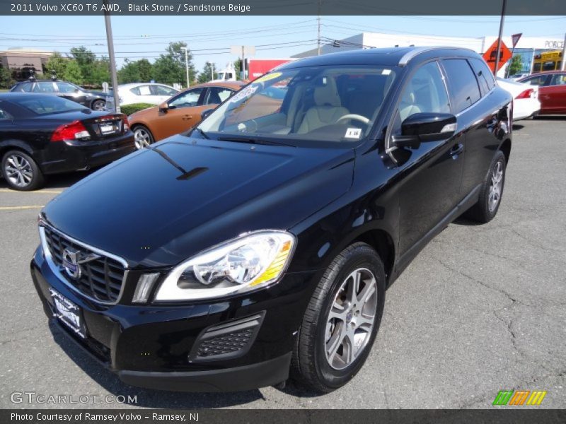 Black Stone / Sandstone Beige 2011 Volvo XC60 T6 AWD