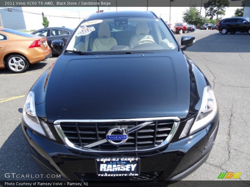 Black Stone / Sandstone Beige 2011 Volvo XC60 T6 AWD