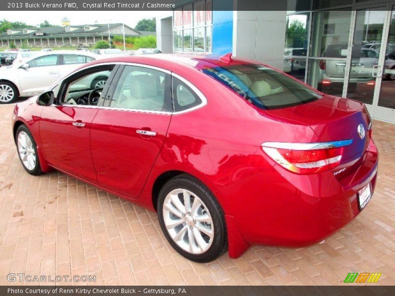 Crystal Red Tintcoat / Cashmere 2013 Buick Verano FWD