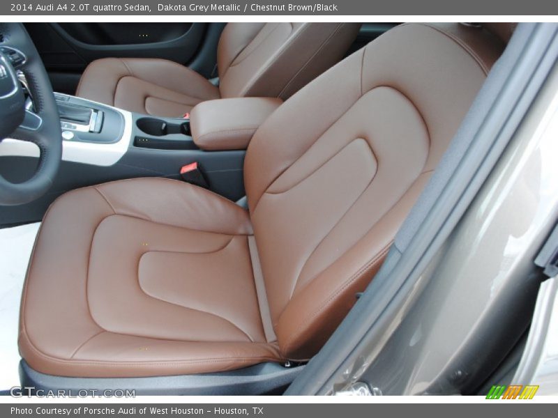 Front Seat of 2014 A4 2.0T quattro Sedan
