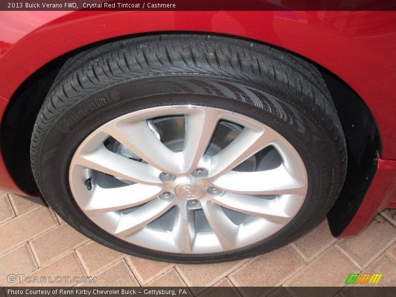 Crystal Red Tintcoat / Cashmere 2013 Buick Verano FWD