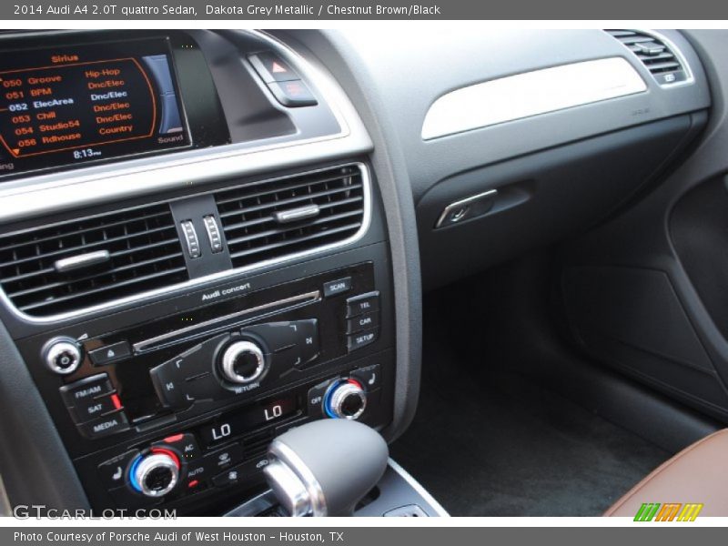 Dakota Grey Metallic / Chestnut Brown/Black 2014 Audi A4 2.0T quattro Sedan
