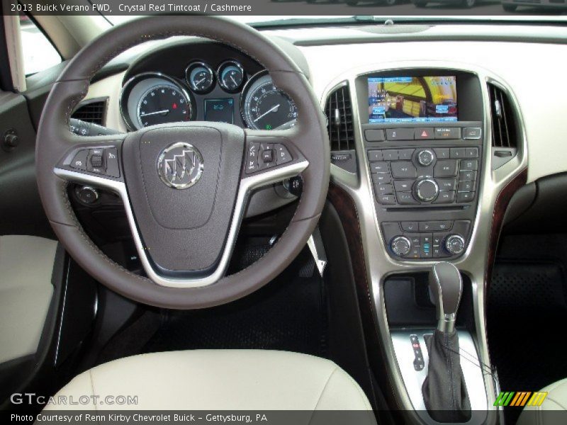 Crystal Red Tintcoat / Cashmere 2013 Buick Verano FWD