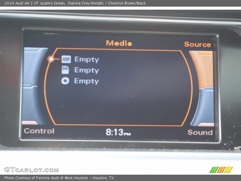 Dakota Grey Metallic / Chestnut Brown/Black 2014 Audi A4 2.0T quattro Sedan