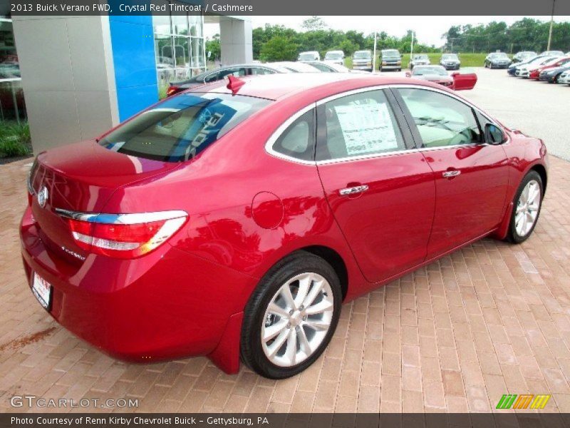 Crystal Red Tintcoat / Cashmere 2013 Buick Verano FWD