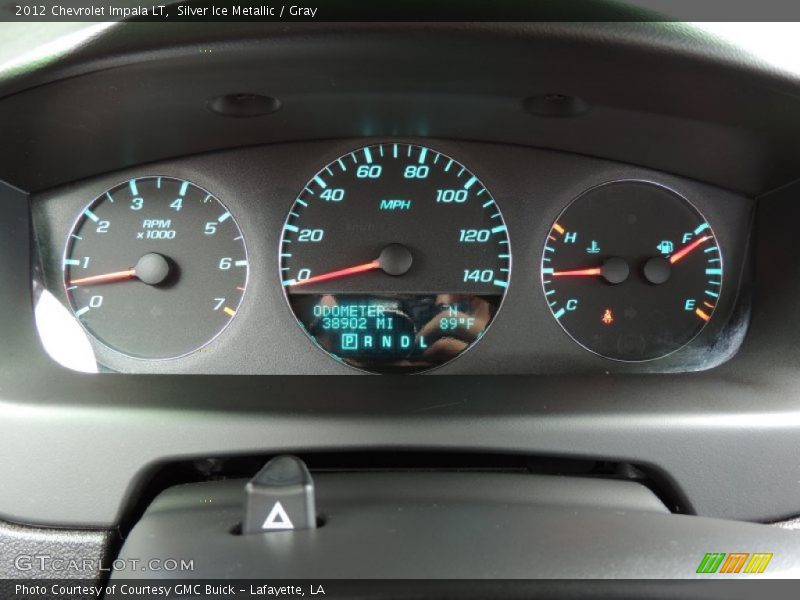 Silver Ice Metallic / Gray 2012 Chevrolet Impala LT