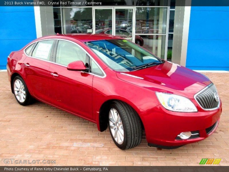 Crystal Red Tintcoat / Cashmere 2013 Buick Verano FWD