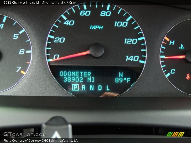 Silver Ice Metallic / Gray 2012 Chevrolet Impala LT