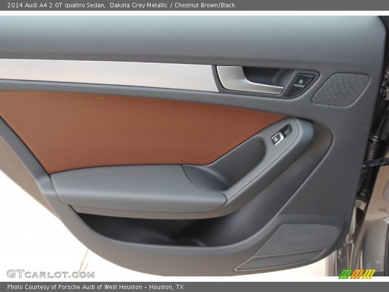 Dakota Grey Metallic / Chestnut Brown/Black 2014 Audi A4 2.0T quattro Sedan