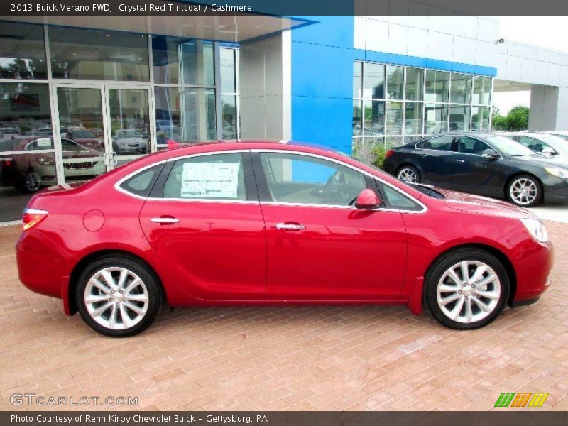 Crystal Red Tintcoat / Cashmere 2013 Buick Verano FWD