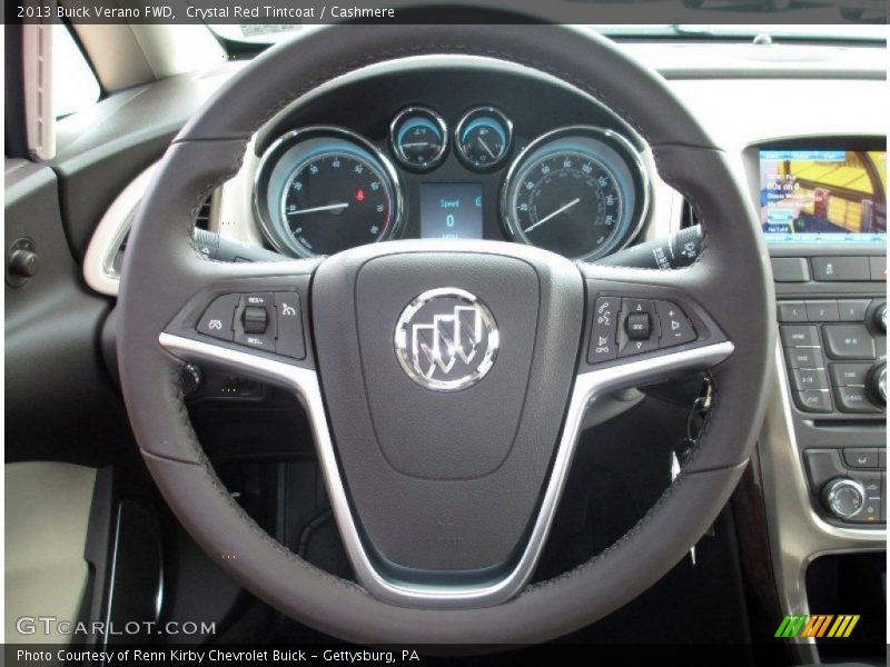 Crystal Red Tintcoat / Cashmere 2013 Buick Verano FWD