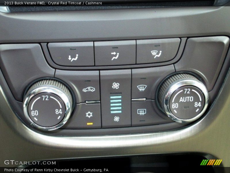 Crystal Red Tintcoat / Cashmere 2013 Buick Verano FWD