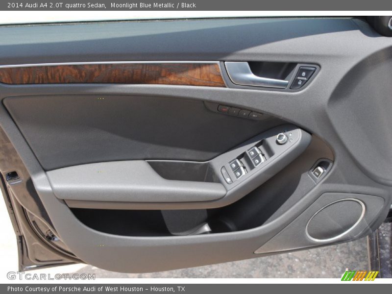 Moonlight Blue Metallic / Black 2014 Audi A4 2.0T quattro Sedan