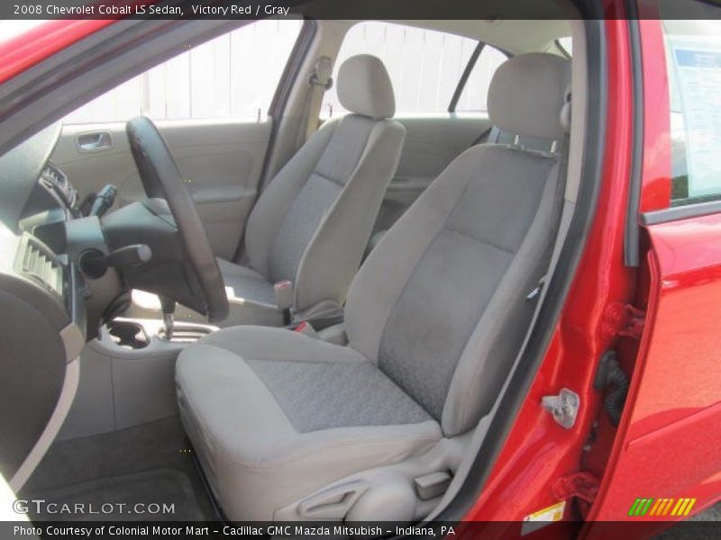 Victory Red / Gray 2008 Chevrolet Cobalt LS Sedan