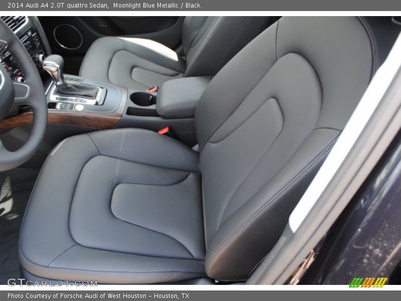 Moonlight Blue Metallic / Black 2014 Audi A4 2.0T quattro Sedan