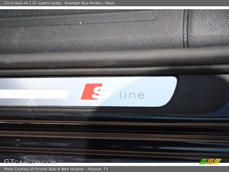 Moonlight Blue Metallic / Black 2014 Audi A4 2.0T quattro Sedan