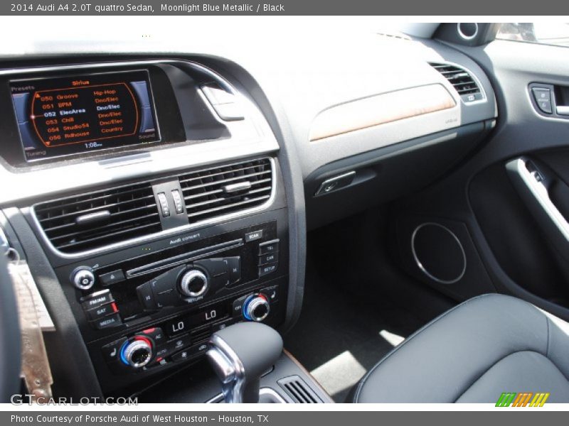 Moonlight Blue Metallic / Black 2014 Audi A4 2.0T quattro Sedan