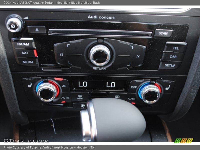Moonlight Blue Metallic / Black 2014 Audi A4 2.0T quattro Sedan