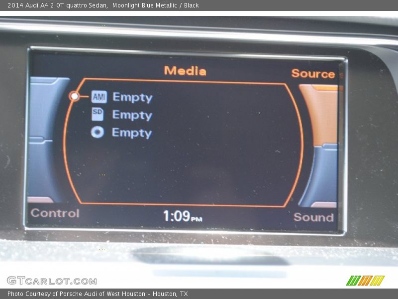 Moonlight Blue Metallic / Black 2014 Audi A4 2.0T quattro Sedan