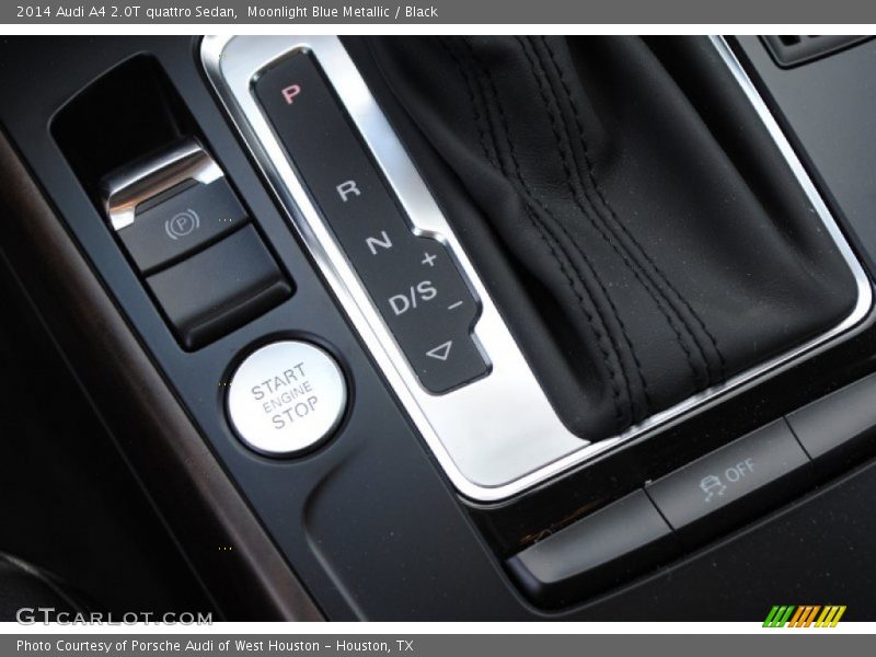 Moonlight Blue Metallic / Black 2014 Audi A4 2.0T quattro Sedan