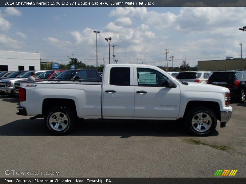 Summit White / Jet Black 2014 Chevrolet Silverado 1500 LTZ Z71 Double Cab 4x4