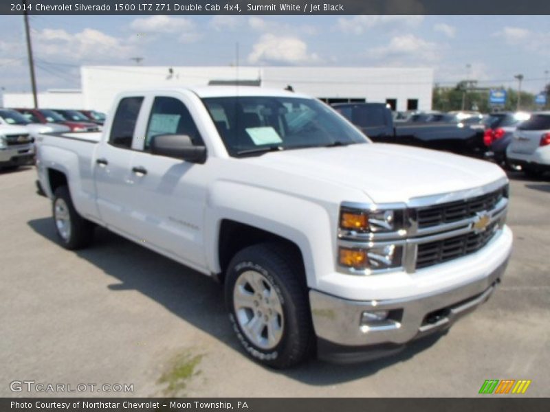 Summit White / Jet Black 2014 Chevrolet Silverado 1500 LTZ Z71 Double Cab 4x4