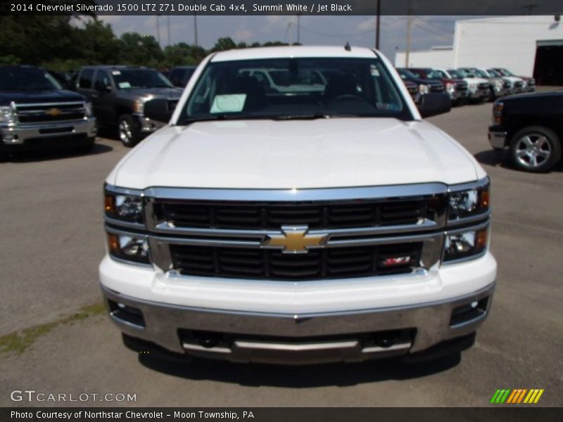 Summit White / Jet Black 2014 Chevrolet Silverado 1500 LTZ Z71 Double Cab 4x4