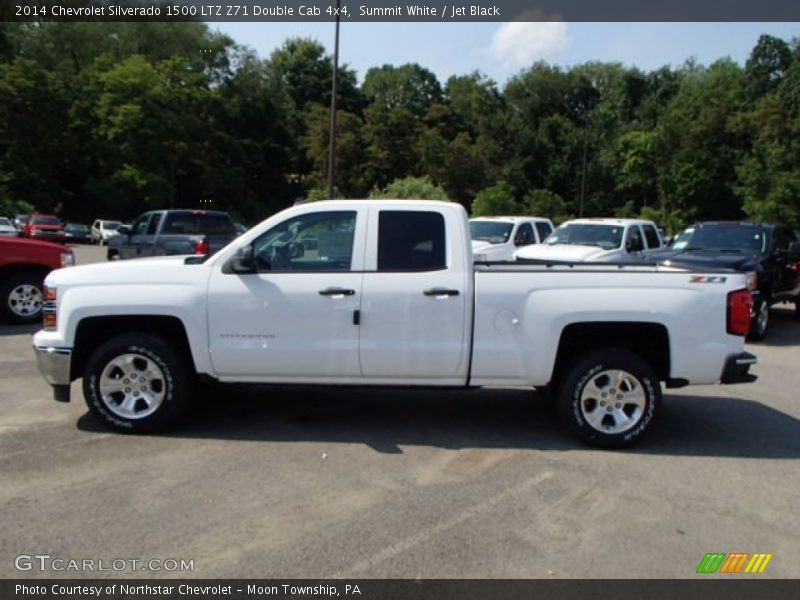 Summit White / Jet Black 2014 Chevrolet Silverado 1500 LTZ Z71 Double Cab 4x4