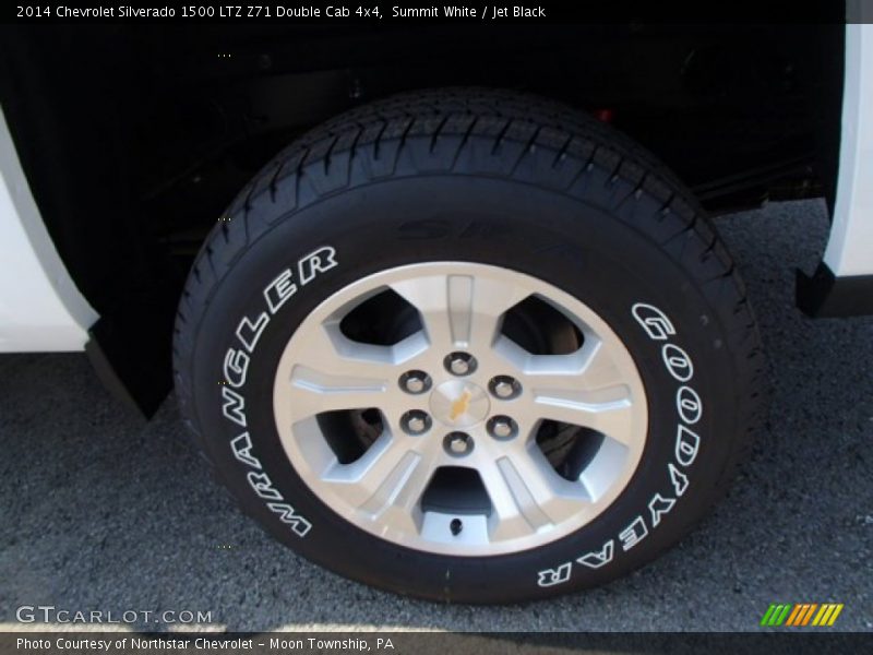 Summit White / Jet Black 2014 Chevrolet Silverado 1500 LTZ Z71 Double Cab 4x4