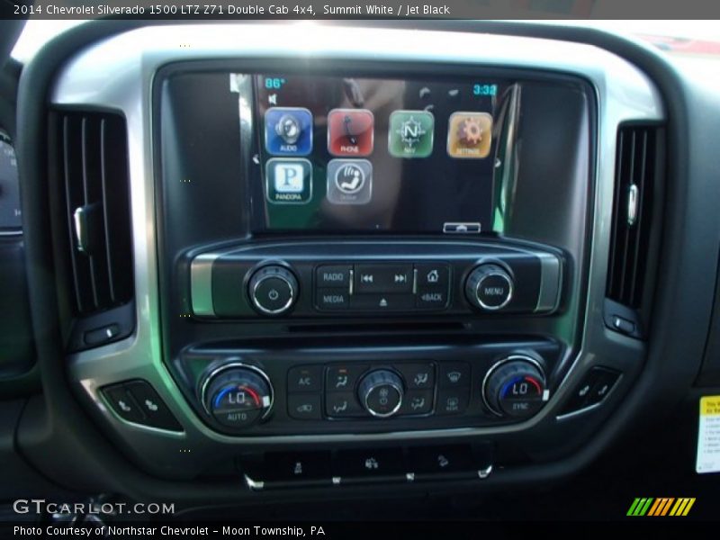 Summit White / Jet Black 2014 Chevrolet Silverado 1500 LTZ Z71 Double Cab 4x4