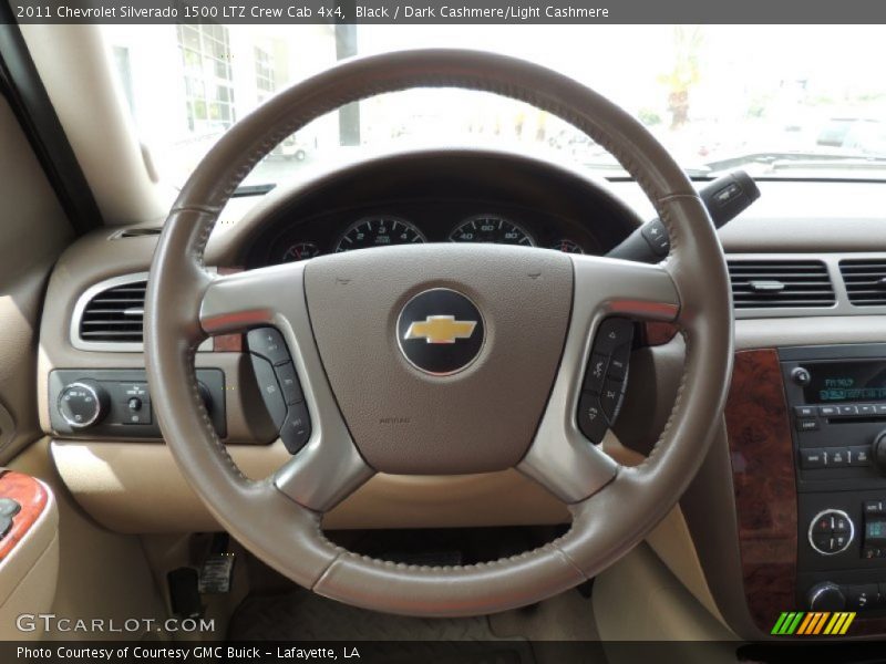 Black / Dark Cashmere/Light Cashmere 2011 Chevrolet Silverado 1500 LTZ Crew Cab 4x4