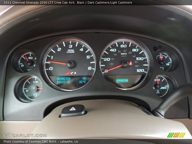 Black / Dark Cashmere/Light Cashmere 2011 Chevrolet Silverado 1500 LTZ Crew Cab 4x4