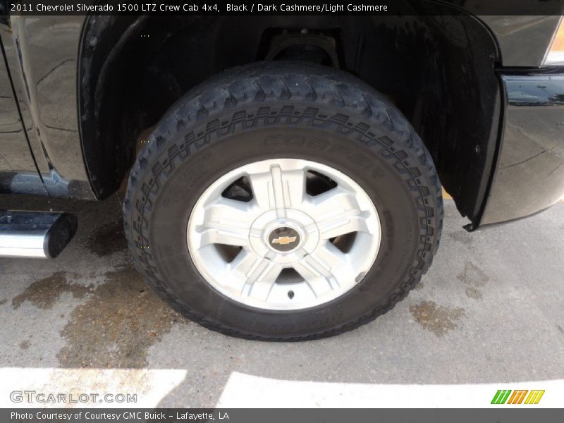 Black / Dark Cashmere/Light Cashmere 2011 Chevrolet Silverado 1500 LTZ Crew Cab 4x4