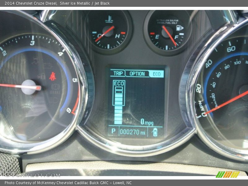 Silver Ice Metallic / Jet Black 2014 Chevrolet Cruze Diesel
