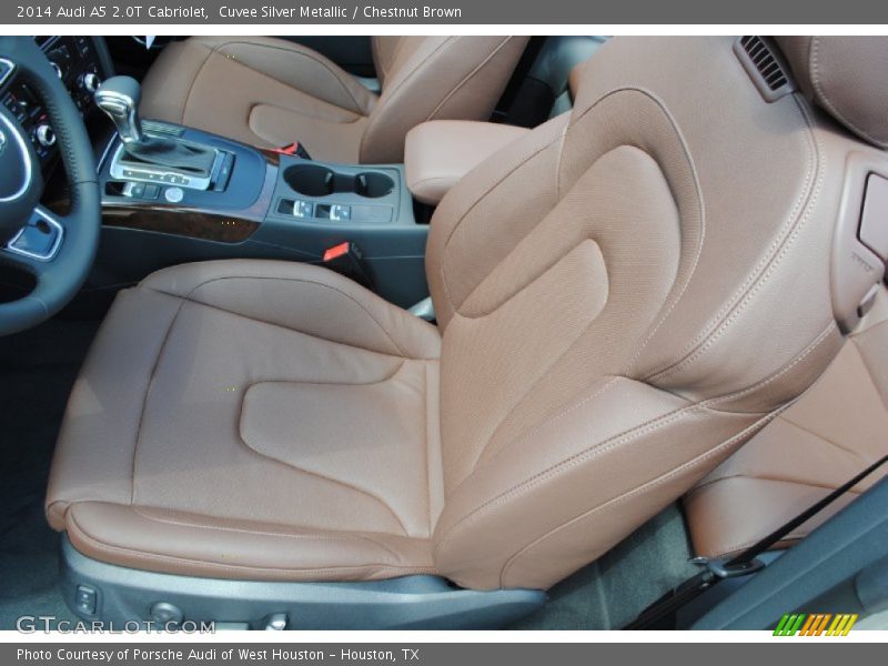 Cuvee Silver Metallic / Chestnut Brown 2014 Audi A5 2.0T Cabriolet