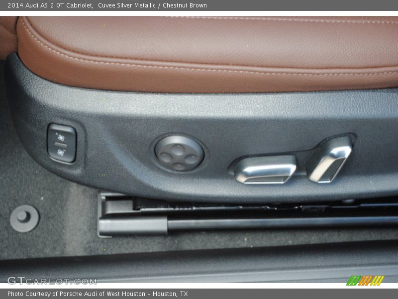 Cuvee Silver Metallic / Chestnut Brown 2014 Audi A5 2.0T Cabriolet