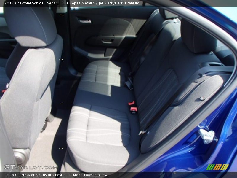 Blue Topaz Metallic / Jet Black/Dark Titanium 2013 Chevrolet Sonic LT Sedan