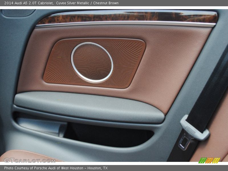Cuvee Silver Metallic / Chestnut Brown 2014 Audi A5 2.0T Cabriolet