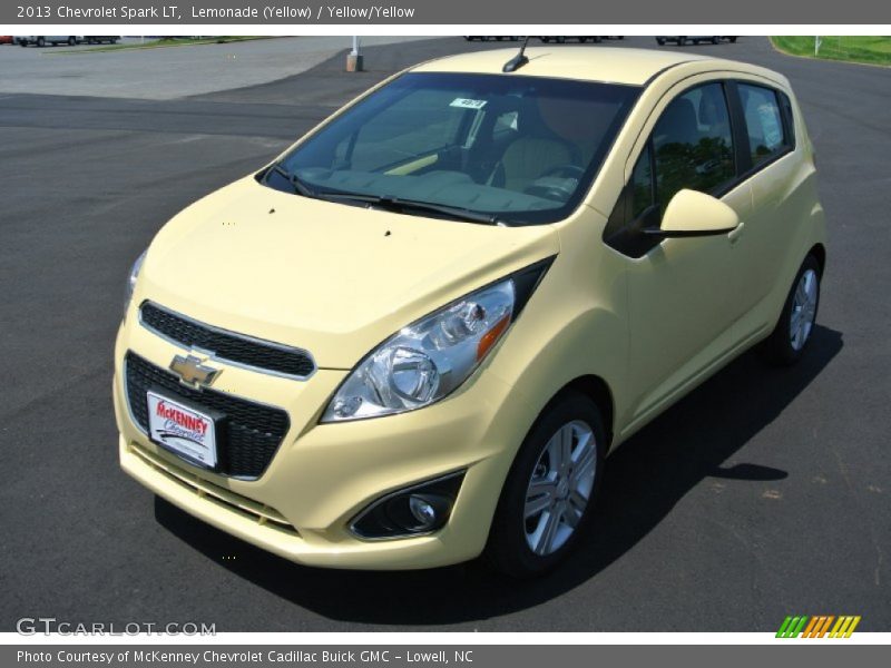 Lemonade (Yellow) / Yellow/Yellow 2013 Chevrolet Spark LT