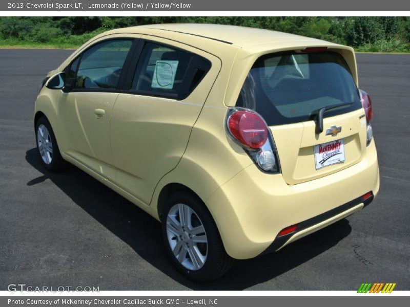 Lemonade (Yellow) / Yellow/Yellow 2013 Chevrolet Spark LT