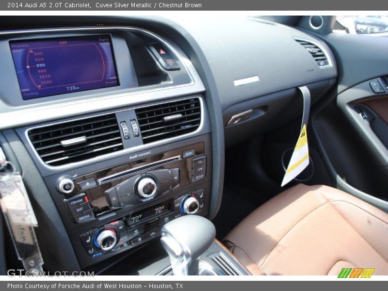 Cuvee Silver Metallic / Chestnut Brown 2014 Audi A5 2.0T Cabriolet