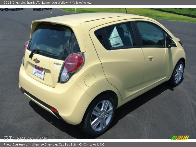 Lemonade (Yellow) / Yellow/Yellow 2013 Chevrolet Spark LT